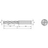 Picture of FLAT BOTTOM DRILL WITH COOLANT | SC DRILL Flat 4.8mm/.1890/ 3xD COOLANT