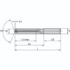 Picture of PCD | PCD Drill Corner Tipped 140 deg point