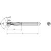 Picture of DAL DRILL WITH THROUGH COOLANT | PCD Drill HiPACS 4,828mm/.1901/ 3xD Cool