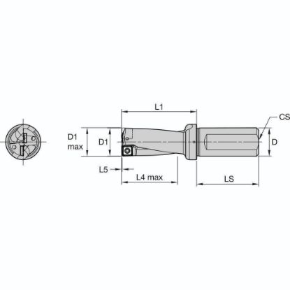 Picture of DRILL FIX PRO DRILL BODIES | DFPR 2xD WB MM