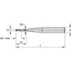 Picture of END MILL SC MICRO SQUARE EM D=0.6 Z=2 30 HIGH PERFORMANCE SC END MILL