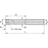 Picture of SOLID CARB. ENDM. F.ALU A D=12 Z=3 45GRD HIGH PERFORMANCE SC END MILL