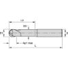 Picture of END MILL SC BN MILL A NECKED D=10 Z=2 20 HIGH PERFORMANCE SC END MILL