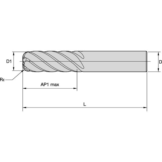 Picture of HIGH PERFORMANCE SC END MILL