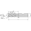 Picture of HARVI I ENDMILL NECKED D=4 Z=4 38DEG HIGH PERFORMANCE SC END MIL