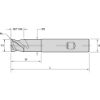 Picture of SC DRILL SLOT ENDMILL B D=7.75 Z=2 38 HIGH PERFORMANCE SC END MILL