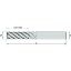 Picture of END MILL HARVI II UGDE 3/8x3/8x1 1/8x4xE HIGH PERFORMANCE SC END MILL
