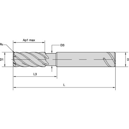 Picture of HIGH PERFORMANCE SC END MILL