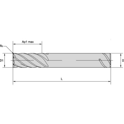 Picture of HIGH PERFORMANCE SC END MILL