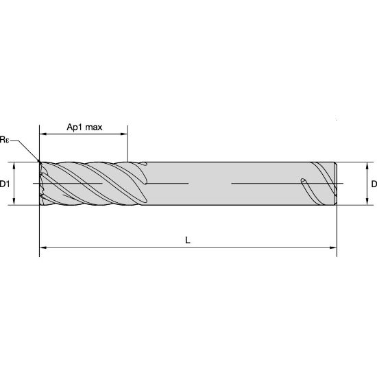 Picture of HIGH PERFORMANCE SC END MILL