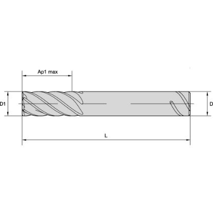 Picture of HIGH PERFORMANCE SC END MILL