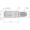 Picture of END MILL D-L INVERS RADIUS4 6F 16XDL16X8