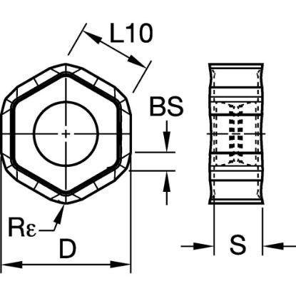 Picture of DODEKA MINI INSERT HNGJ-FNLDJ R=1.0 W