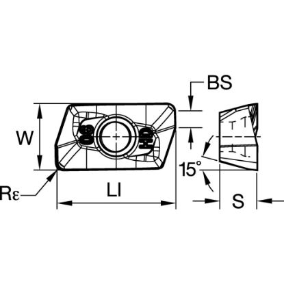 Picture of MILL 1-10 INSERT R=1,2 MM