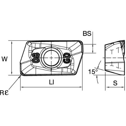 Picture of MILL 1-10 INSERT R=0.4