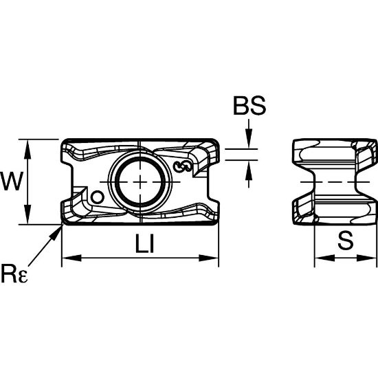 Picture of MILL 4-11 R1.2 INSERT SGEM GEOMETRY