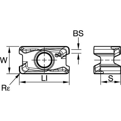 Picture of MILL 4-11 R0.8 INSERT SGE GEOMETRY