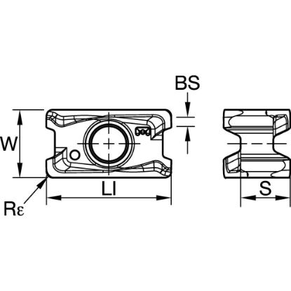 Picture of MILL 4-11 R0.8 INSERT EGE GEOMETRY