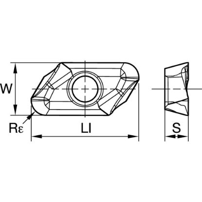 Picture of MILLING INSERT- POSICUT GROUND