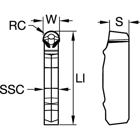 Picture of KNS INSERT FULL RADIUS SEAT SIZE 2.1MM