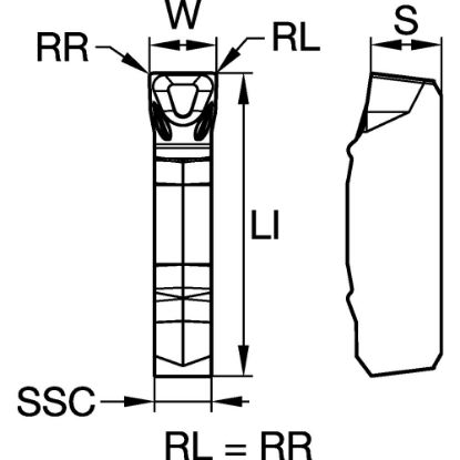 Picture of KNS INSERT SINGLE ENDED SEAT SIZE 1.6MM