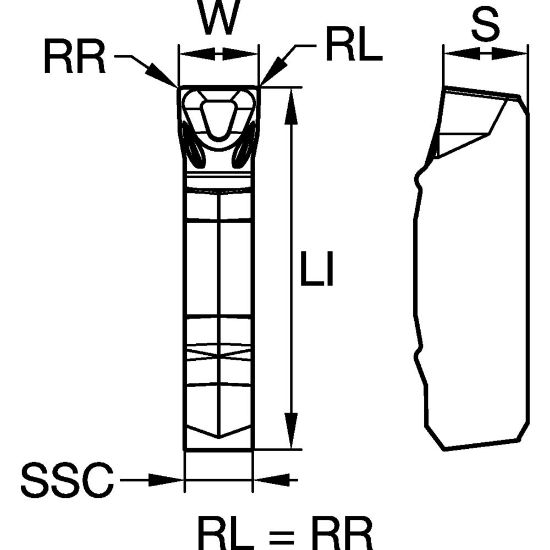 Picture of KNS INSERT SINGLE ENDED SEAT SIZE 2.1MM