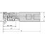 Picture of MILL 1-10 HELICAL D=20 Z=2 | INDEXABLE END MILL