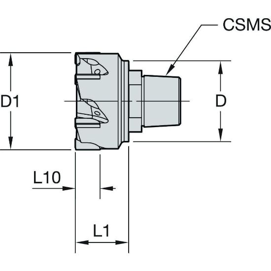 Yamazen. PCD modular reamer