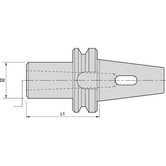 Picture of MORSE TAPER MT TYPE BT30 MT2