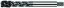 Picture of Vega 01684640 | 10-32 H5 3FL XHP-MB  Spiral Fluted Tap  Steam Oxide